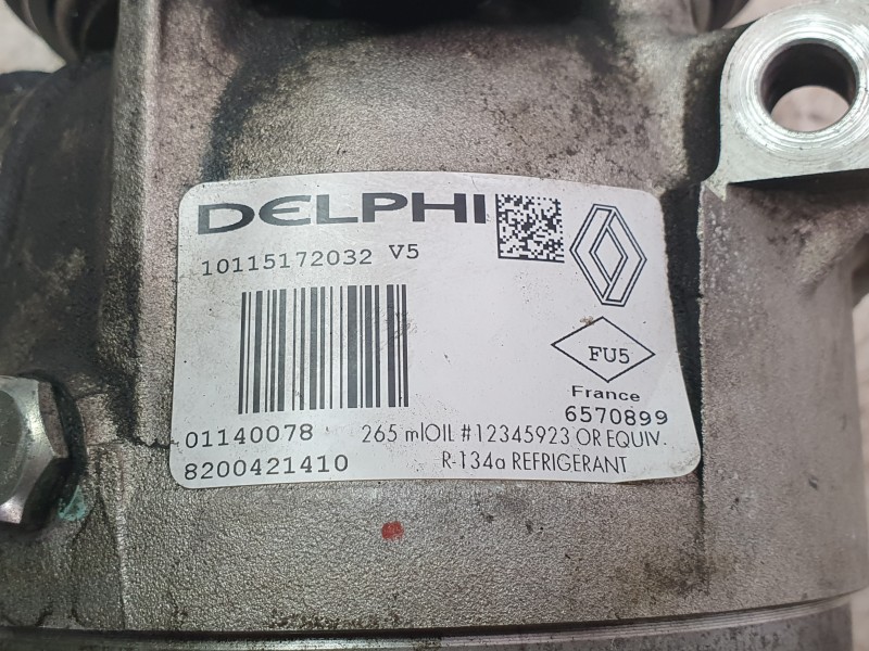 Recambio de compresor aire acondicionado para renault laguna ii (bg0/1_) 1.9 dci (bg1a, bg1v) referencia OEM IAM 8200421410 0114