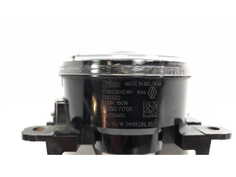Recambio de faro antiniebla derecho para renault captur limited referencia OEM IAM 261507170R 10118120005 RN7004413