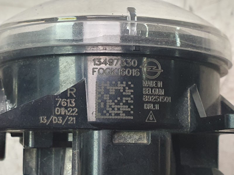 Recambio de faro antiniebla derecho para opel corsa f (p2jo) 1.2 (68) referencia OEM IAM 13497330  