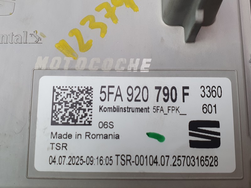 Recambio de cuadro instrumentos para cupra leon (kl1, ku1, kug) 1.5 tsi referencia OEM IAM 5FA920790F  