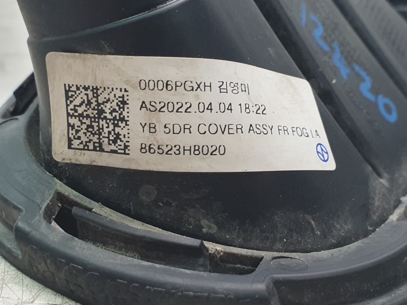 Recambio de rejilla paragolpes izquierda para kia rio iv (yb, sc, fb) 1.25 referencia OEM IAM 86523H8010  