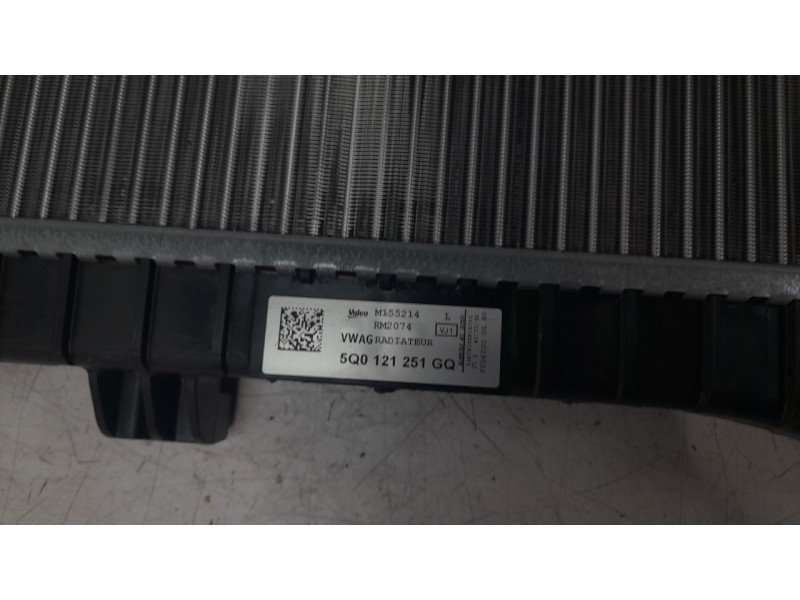 Recambio de radiador agua para volkswagen t-roc (a11, d11) 1.0 tsi referencia OEM IAM 5Q0121251GQ  AD324R002/58453