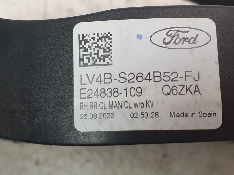 Recambio de maneta exterior trasera derecha para ford kuga iii (dfk) 2.5 fhev referencia OEM IAM LV4BS264B52FJ E24838109 
