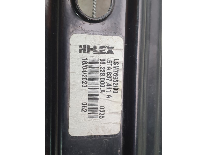 Recambio de elevalunas delantero izquierdo para volkswagen touran (5t1) 2.0 tdi referencia OEM IAM 5TA837461A  113189/2542707