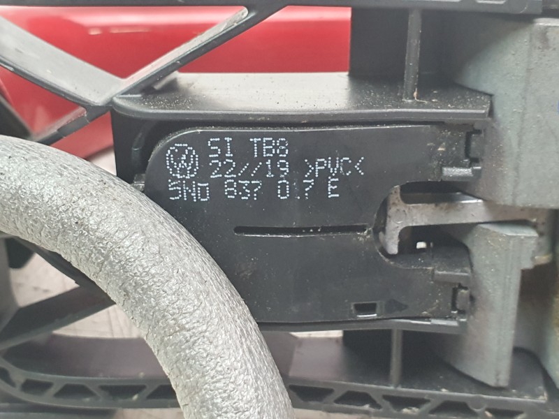 Recambio de maneta exterior delantera izquierda para seat leon (5f1) 1.5 tsi referencia OEM IAM 5N0837885H  