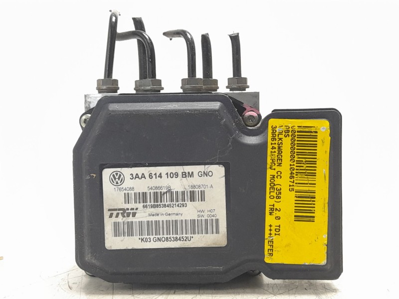 Recambio de abs para volkswagen cc (358) 2.0 tdi referencia OEM IAM 3AA614109BM 17654088 18808701A