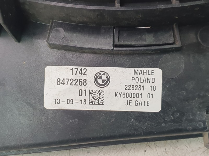 Recambio de electroventilador para bmw serie 8 coupe (g15) 840d xdrive referencia OEM IAM 8472268  2125300
