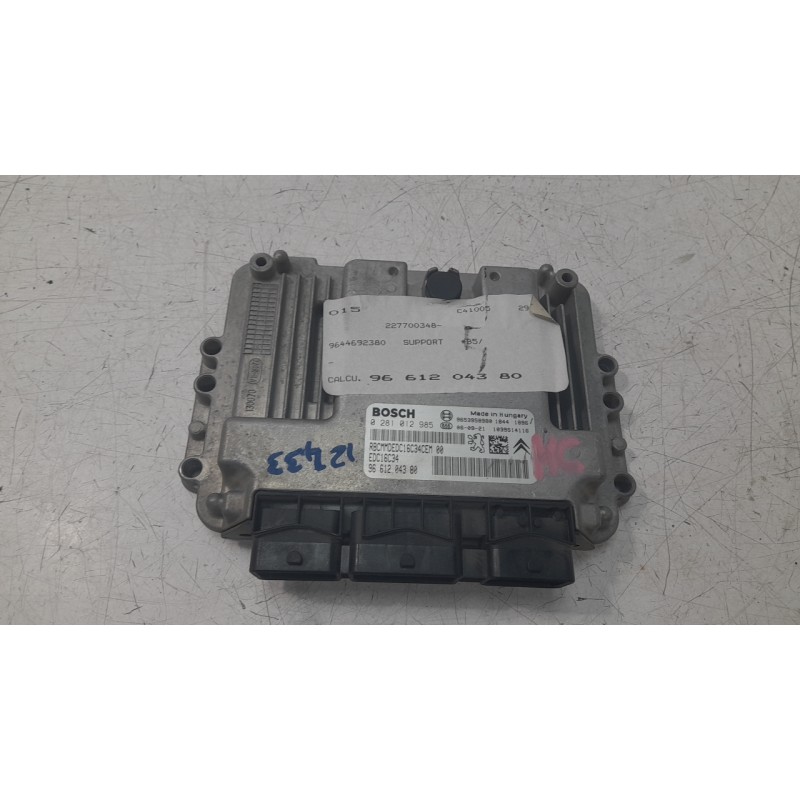Recambio de centralita motor uce para citroën c4 i (lc_) 1.6 hdi referencia OEM IAM 9653958980  