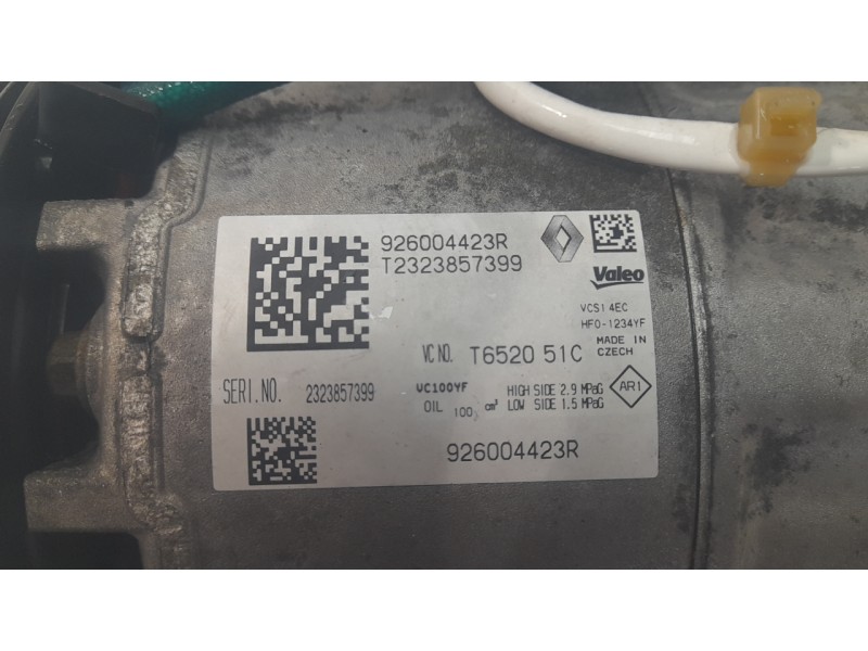 Recambio de compresor aire acondicionado para renault captur ii (hf_) tce 160 (hfn1) referencia OEM IAM 926004423R  