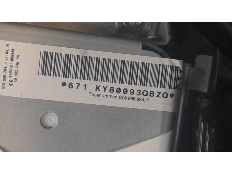 Recambio de kit airbag para audi q5 (8rb) 2.0 tdi quattro referencia OEM IAM 8R1857003G  