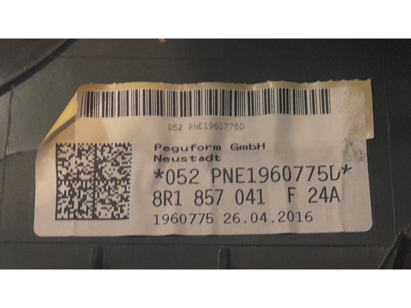 Recambio de kit airbag para audi q5 (8rb) 2.0 tdi quattro referencia OEM IAM 8R1857003G  