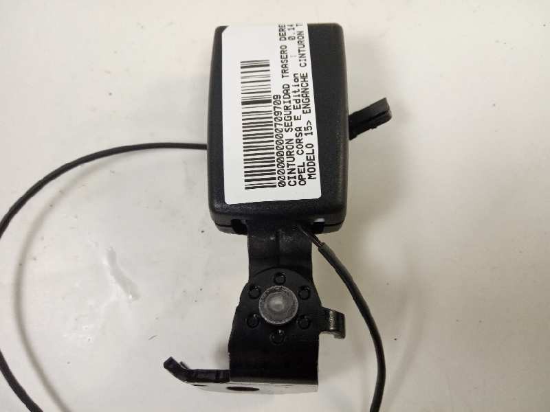 Recambio de cinturon seguridad trasero derecho para opel corsa e edition referencia OEM IAM   
