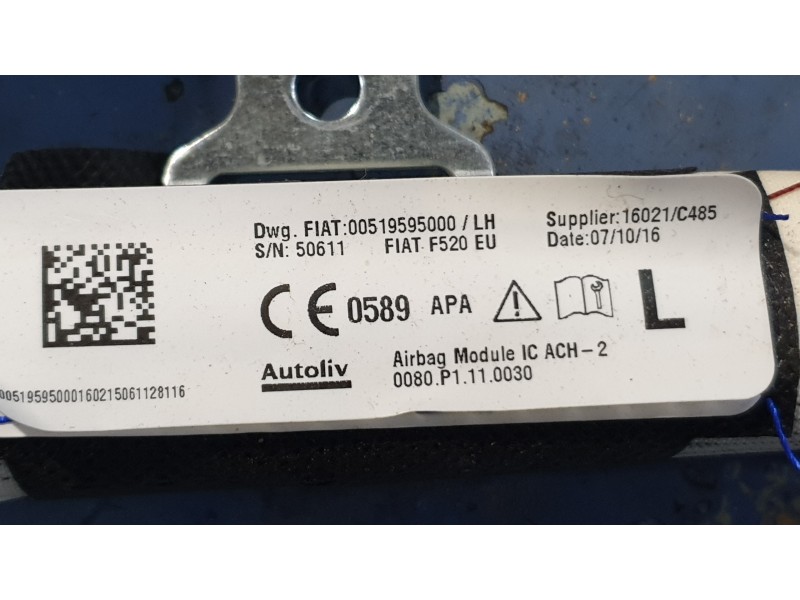 Recambio de kit airbag para jeep renegade suv (bu, b1, bv) 1.6 referencia OEM IAM 07356156860  