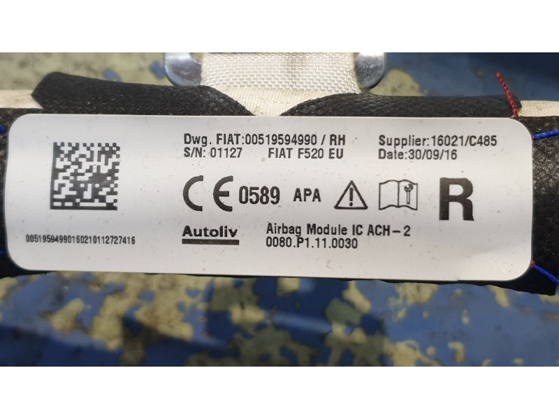 Recambio de kit airbag para jeep renegade suv (bu, b1, bv) 1.6 referencia OEM IAM 07356156860  