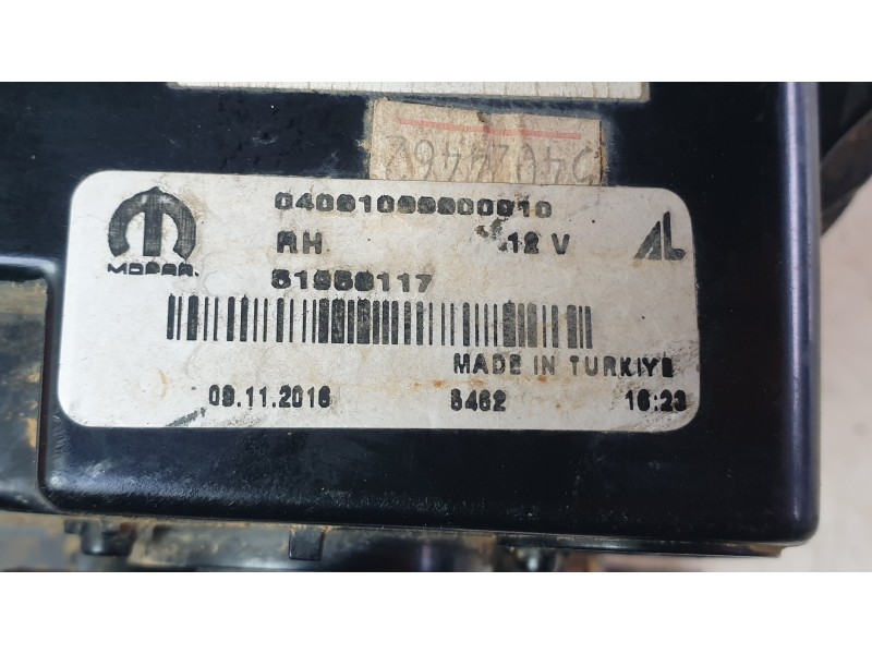Recambio de piloto delantero derecho para jeep renegade suv (bu, b1, bv) 1.6 referencia OEM IAM 68256432AA  108903521/4320205