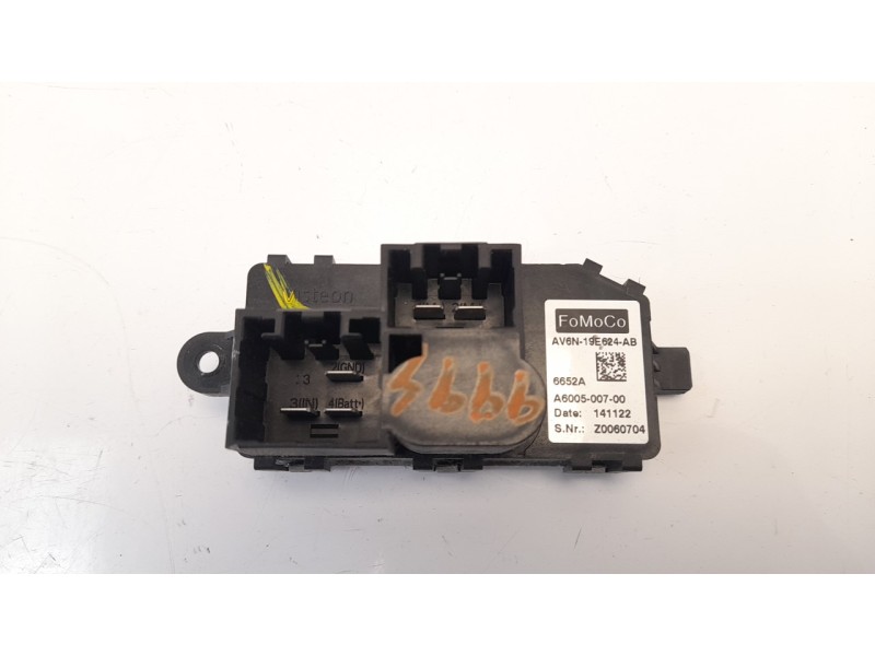 Recambio de resistencia calefaccion para ford focus lim. trend + referencia OEM IAM AV6N19E624AB  