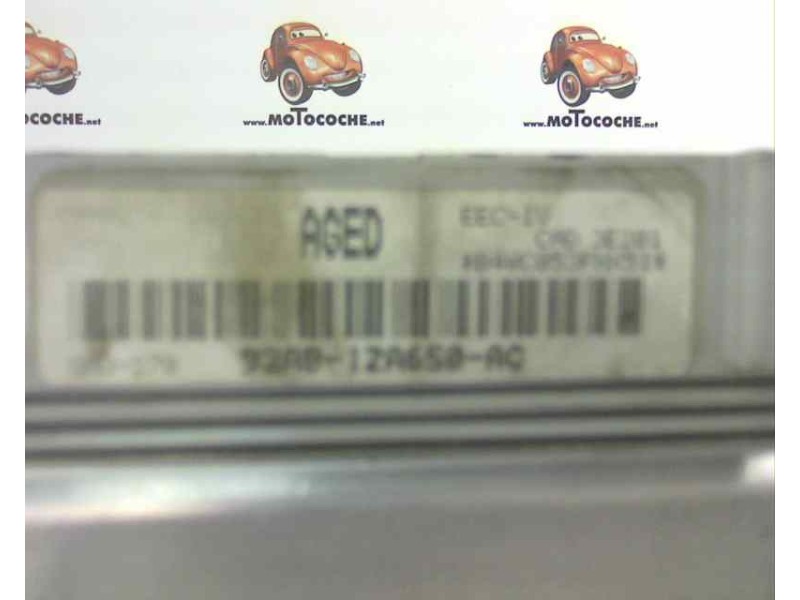 Recambio de centralita motor uce para ford escort berlina/turnier 1.6 16v cat referencia OEM IAM 93AB12A650AC SMD270 AGED