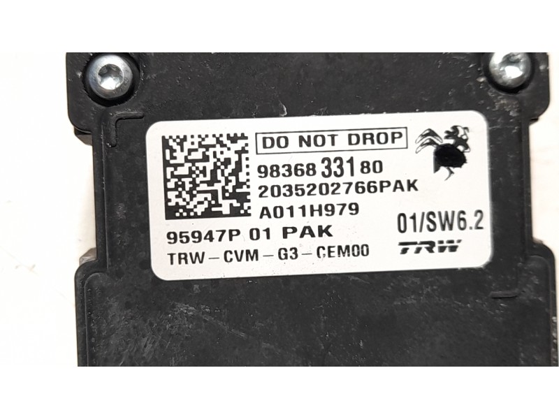 Recambio de camara vision frontal para peugeot 2008 (p1) allure referencia OEM IAM 9836833180  