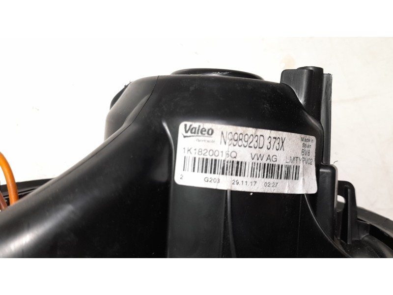 Recambio de ventilador calefaccion para audi q3 (8ug) attraction quattro referencia OEM IAM 1K1820015Q  