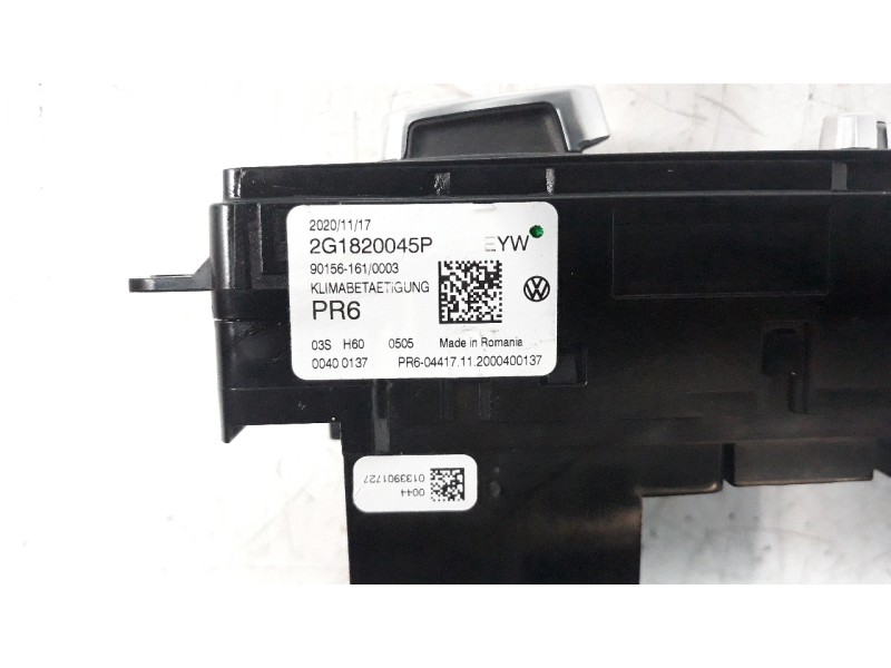 Recambio de mando calefaccion / aire acondicionado para volkswagen polo 1.0 tsi referencia OEM IAM 2G1820045P  