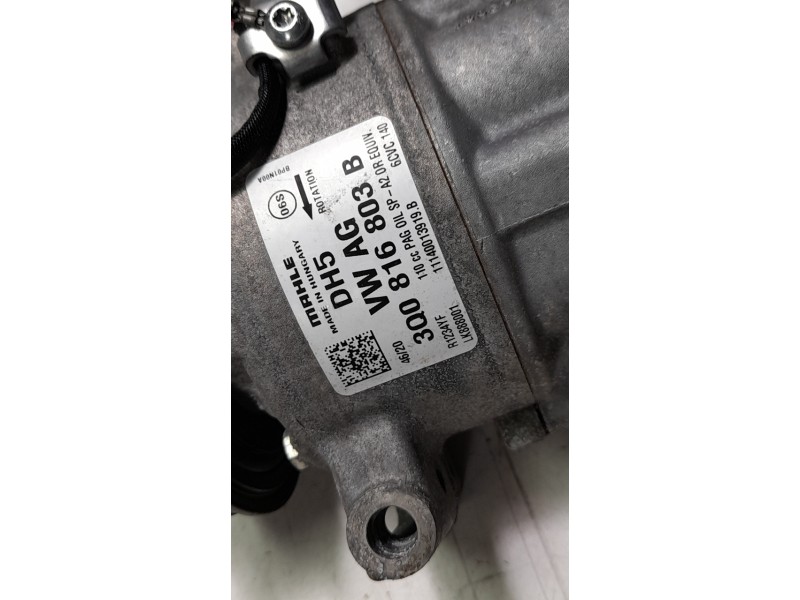 Recambio de compresor aire acondicionado para volkswagen golf viii (cd1, da1) 2.0 tdi referencia OEM IAM 3Q0816803B  CAF260137 /