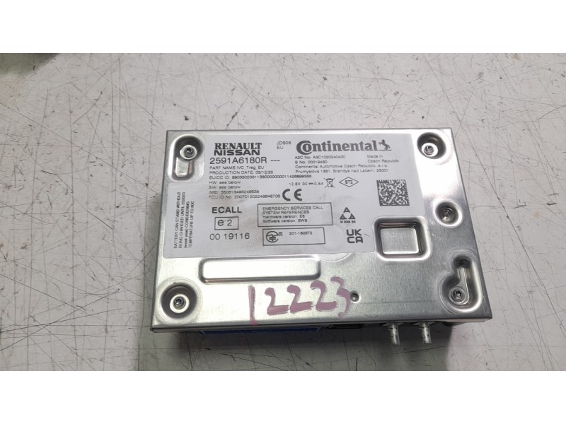 Recambio de modulo electronico para renault captur ii (hf_) tce 160 (hfn1) referencia OEM IAM 2591A6180R  