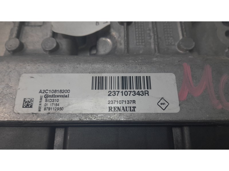 Recambio de centralita motor uce para renault megane iv hatchback (b9a/m/n_) 1.5 dci 110 (b9a3) referencia OEM IAM 237107343R  