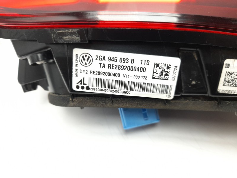 Recambio de piloto trasero izquierdo interior para volkswagen t-roc (a11, d11) 2.0 tdi referencia OEM IAM 2GA945093B  