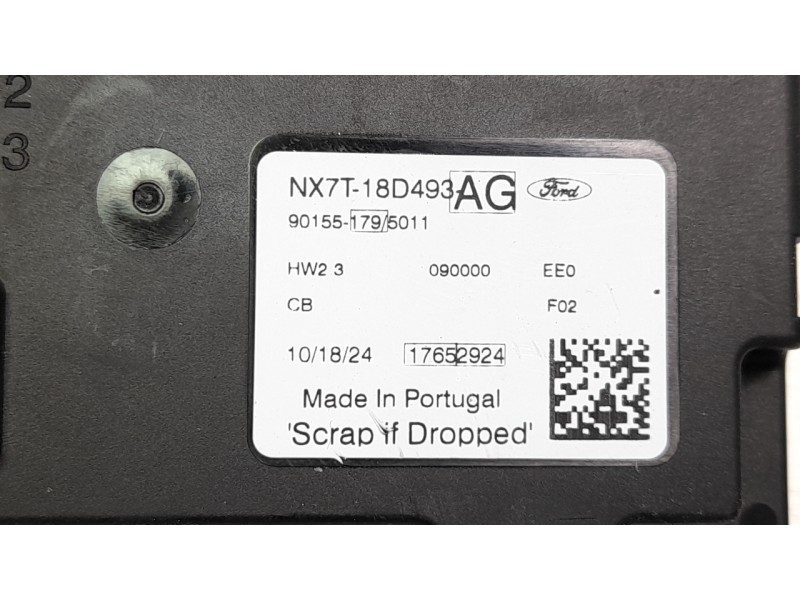 Recambio de modulo electronico para ford focus iv (hn) 1.0 ecoboost referencia OEM IAM NX7T18D493AG  