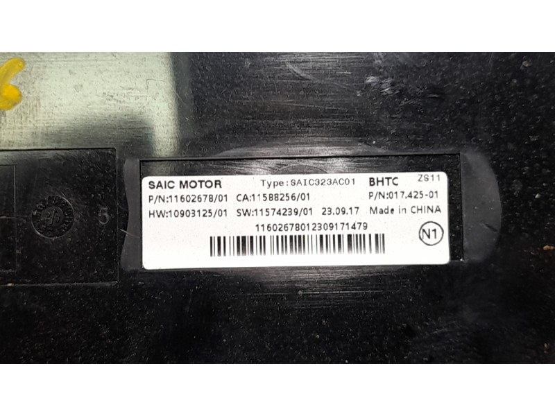 Recambio de modulo electronico para mg zs suv (azs1) 1.5 vti referencia OEM IAM 11602678  