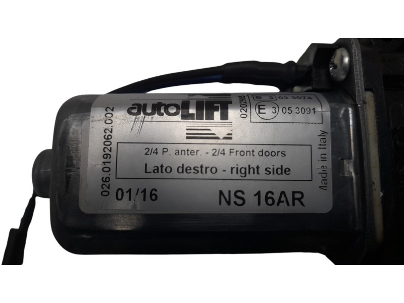 Recambio de elevalunas delantero derecho para nissan patrol gr (y60) referencia OEM IAM NS16AR  NS16AR