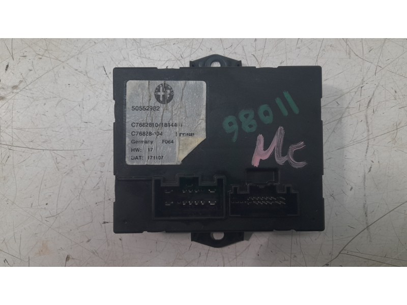 Recambio de modulo electronico para alfa romeo stelvio (630) quadrifoglio 4wd referencia OEM IAM 50552982  