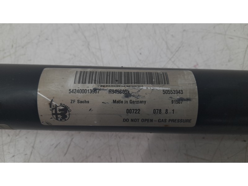 Recambio de amortiguador trasero derecho para alfa romeo stelvio (630) quadrifoglio 4wd referencia OEM IAM 542400013967  