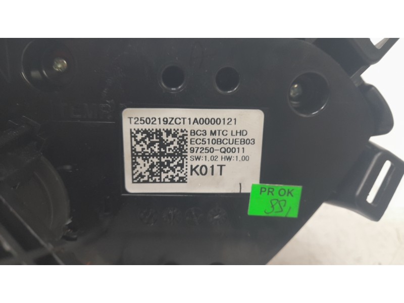 Recambio de mando climatizador para hyundai i20 iii (bc3, bi3) 1.0 t-gdi referencia OEM IAM 97250Q0010TT6  