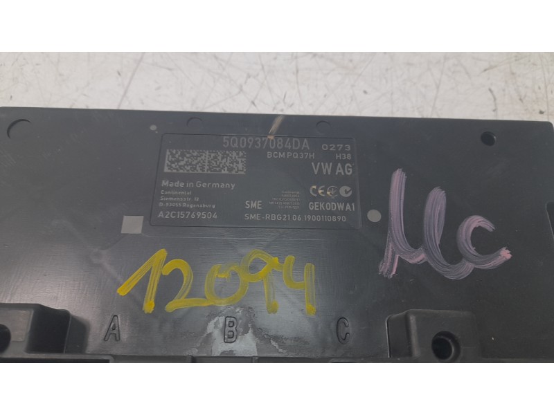 Recambio de modulo electronico para seat leon st (5f8) 1.5 tgi referencia OEM IAM 5Q0937084DA  