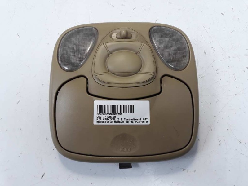 Recambio de luz interior para kia carnival 2.9 turbodiesel cat referencia OEM IAM 0K55651410  