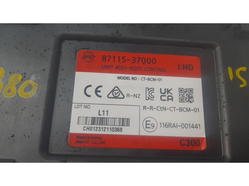 Recambio de modulo electronico para ssangyong korando (c300) 1.5 referencia OEM IAM 8711537000  