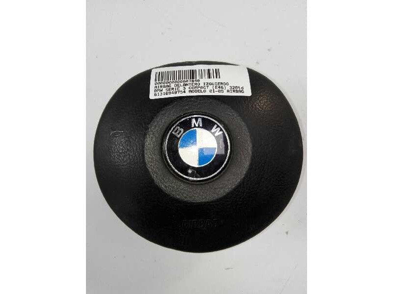 Recambio de airbag delantero izquierdo para bmw serie 3 compact (e46) 320td referencia OEM IAM 61316949754  