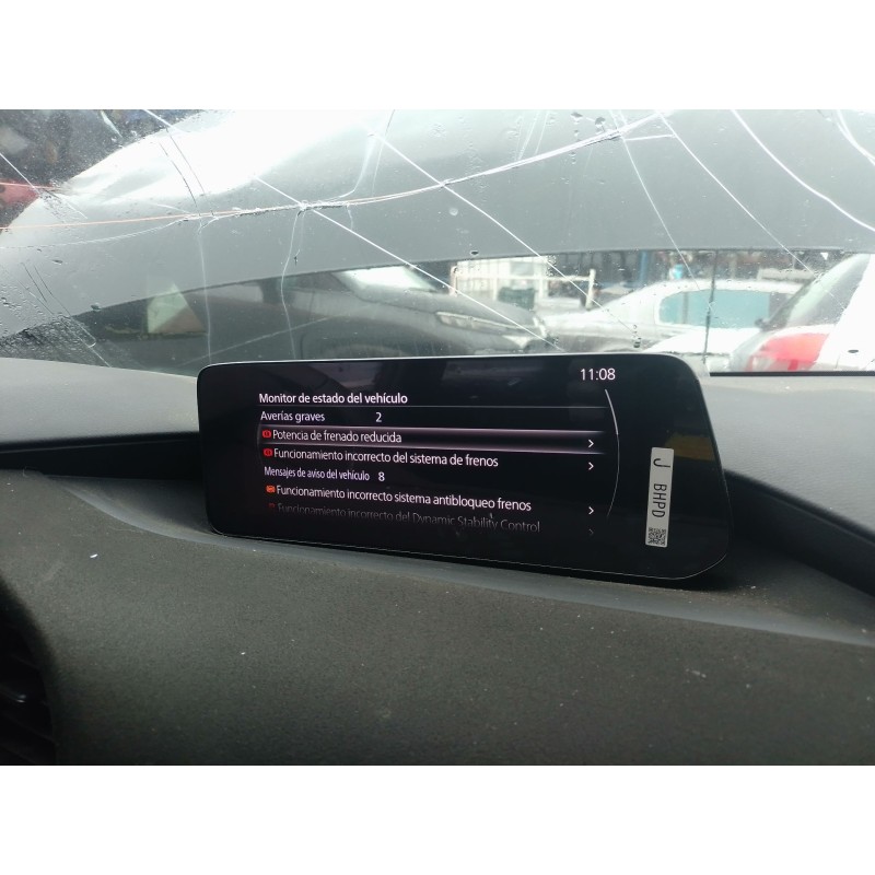 Recambio de pantalla multifuncion para mazda 3 hatchback (bp) 2.0 skyactiv-g m hybrid referencia OEM IAM   