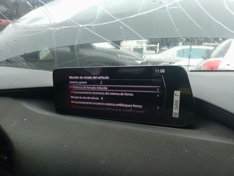 Recambio de pantalla multifuncion para mazda 3 hatchback (bp) 2.0 skyactiv-g m hybrid referencia OEM IAM   