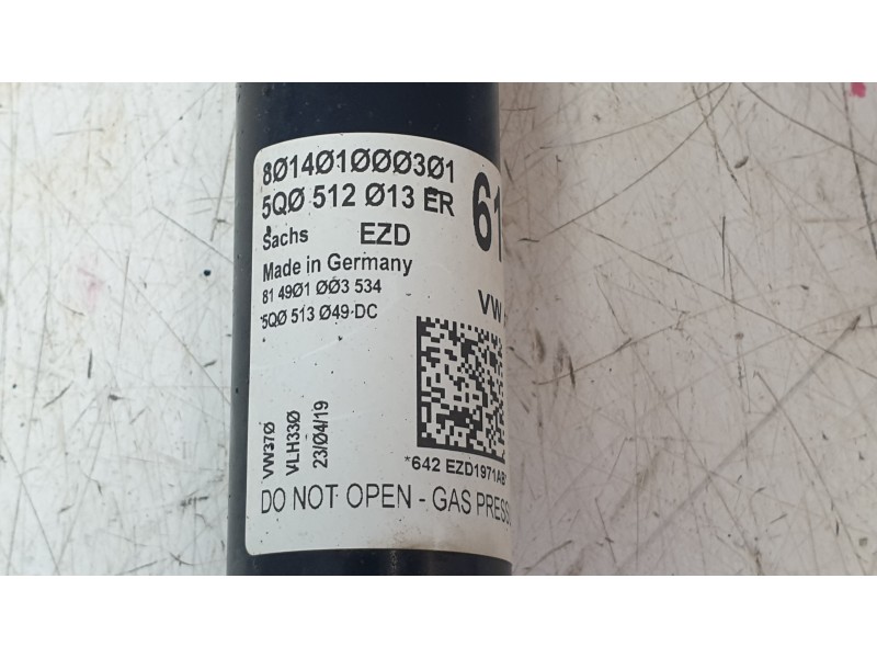 Recambio de amortiguador trasero derecho para seat leon (5f1) 1.5 tsi referencia OEM IAM 5Q0513049DC  