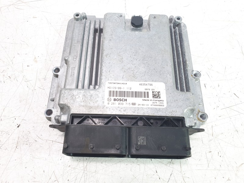Recambio de centralita motor uce para citroën jumper furgon 3.5 l3 h2 bluehdi 14 s&s 6v referencia OEM IAM 46354796 0281039715 /
