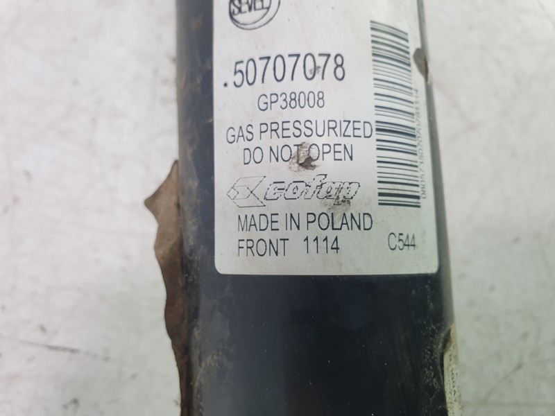 Recambio de amortiguador delantero derecho para citroën jumper furgon 3.5 l3 h2 bluehdi 14 s&s 6v referencia OEM IAM 50707078 52