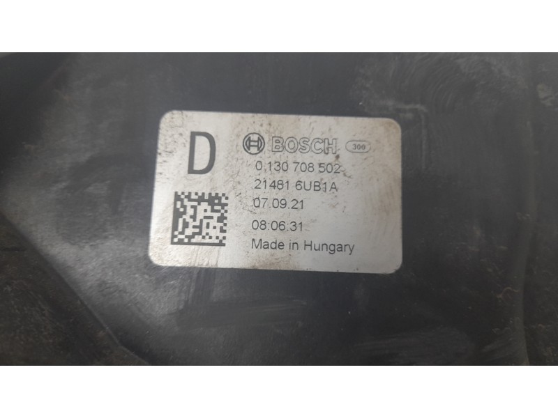 Recambio de electroventilador para nissan qashqai iii (j12) 1.3 dig-t referencia OEM IAM 214816UB1A  