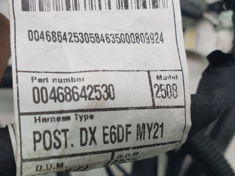 Recambio de cableado electrico para citroën jumper furgon 3.5 l3 h2 bluehdi 14 s&s 6v referencia OEM IAM 00468642530  