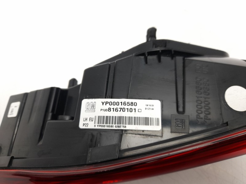 Recambio de piloto trasero izquierdo interior para opel grandland / grandland x (a18, p1uo) 1.2 (75) referencia OEM IAM YP000165