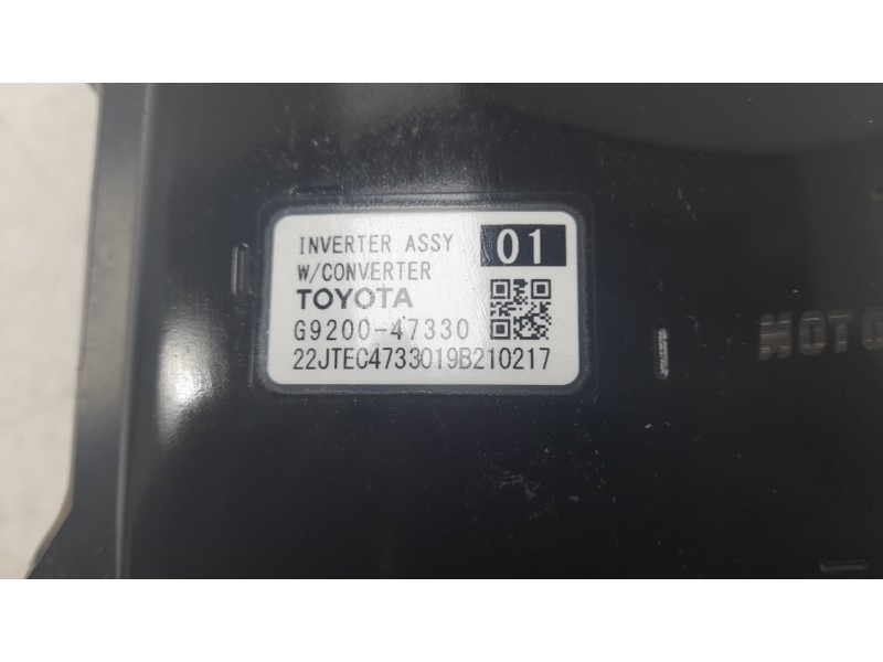 Recambio de inversor para toyota c-hr (_x1_) 1.8 hybrid (zyx10_, zyx11_) referencia OEM IAM G920047330  