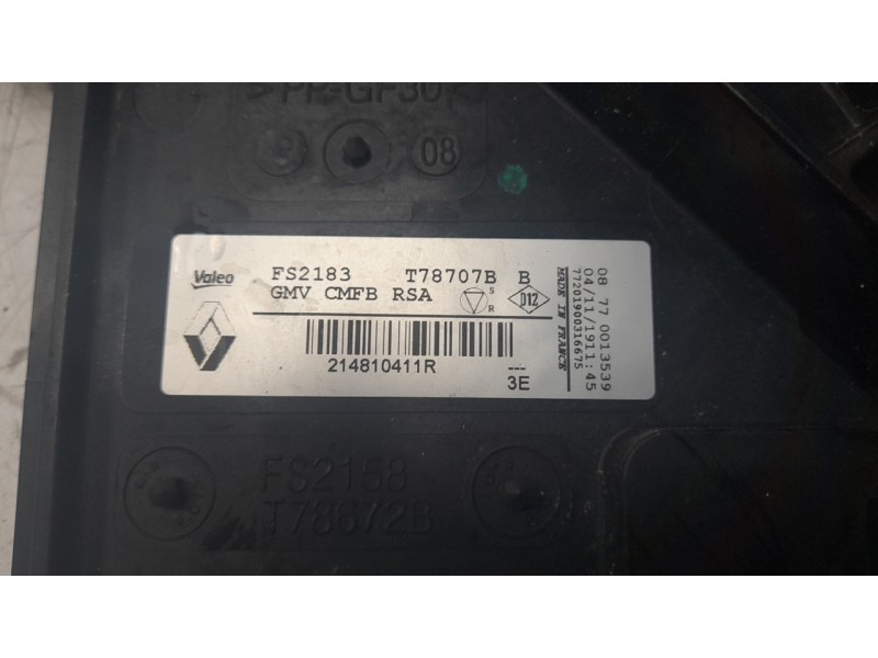 Recambio de electroventilador para renault clio v (b7_) 1.0 lpg (b7mt) referencia OEM IAM 214810411R  102GA226019/RN332F101/4701