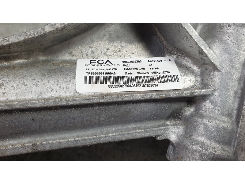 Recambio de cremallera direccion para citroën jumper furgon 3.5 l3 h2 bluehdi 14 s&s 6v referencia OEM IAM 00522502790  