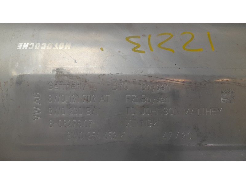 Recambio de filtro de particulas para audi a4 b9 avant (8w5, 8wd) s4 tdi mild hybrid quattro referencia OEM IAM 8W0131703AT  